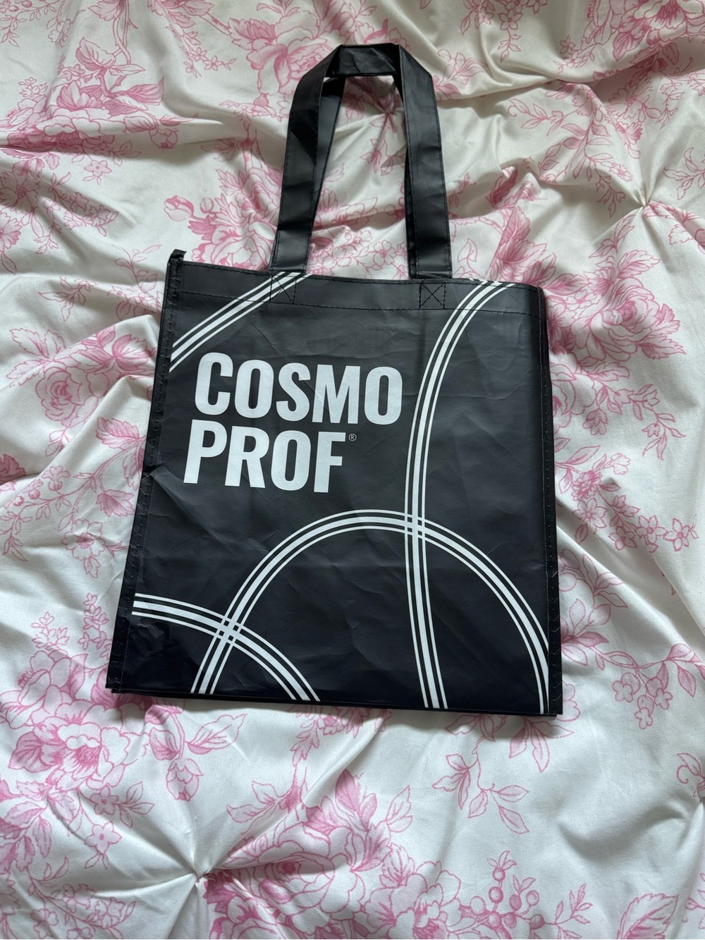 Black Reusable Tote Bag